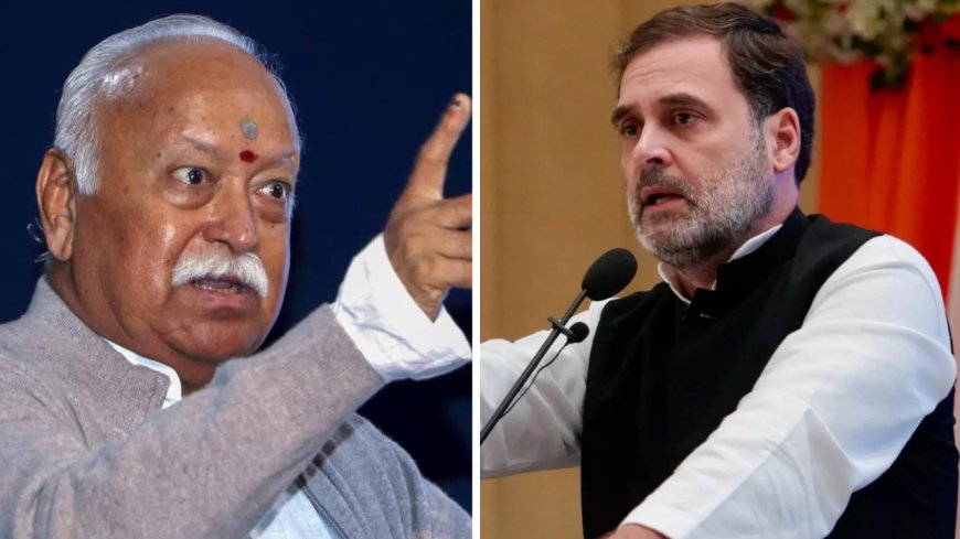 'Downright anti-national': Congress slams RSS chief Mohan Bhagwat on 'true independence' remark