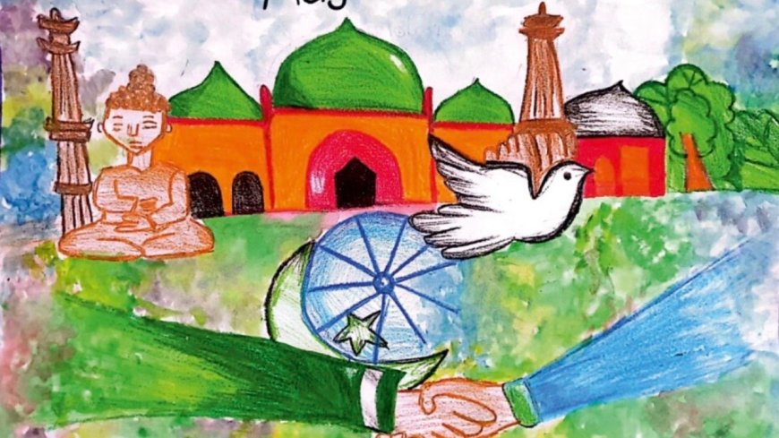 Bridging borders through art - students create joint Indo-Pak peace calendar