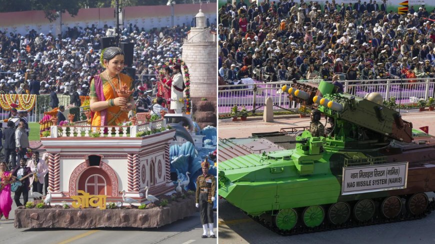 76th Republic Day: Military strength and cultural heritage shine, tableaux on display
