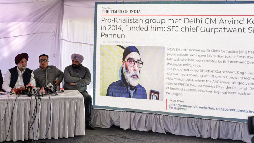 Khalistani sentiments, radicalism on rise under AAP ruled Punjab: Congress