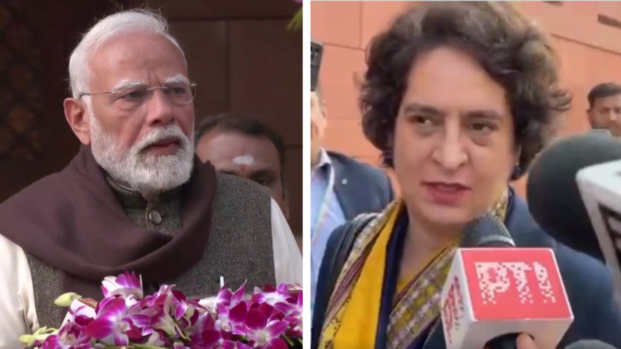 'Does not talk about people's issues': Priyanka Gandhi hits back at PM Modi