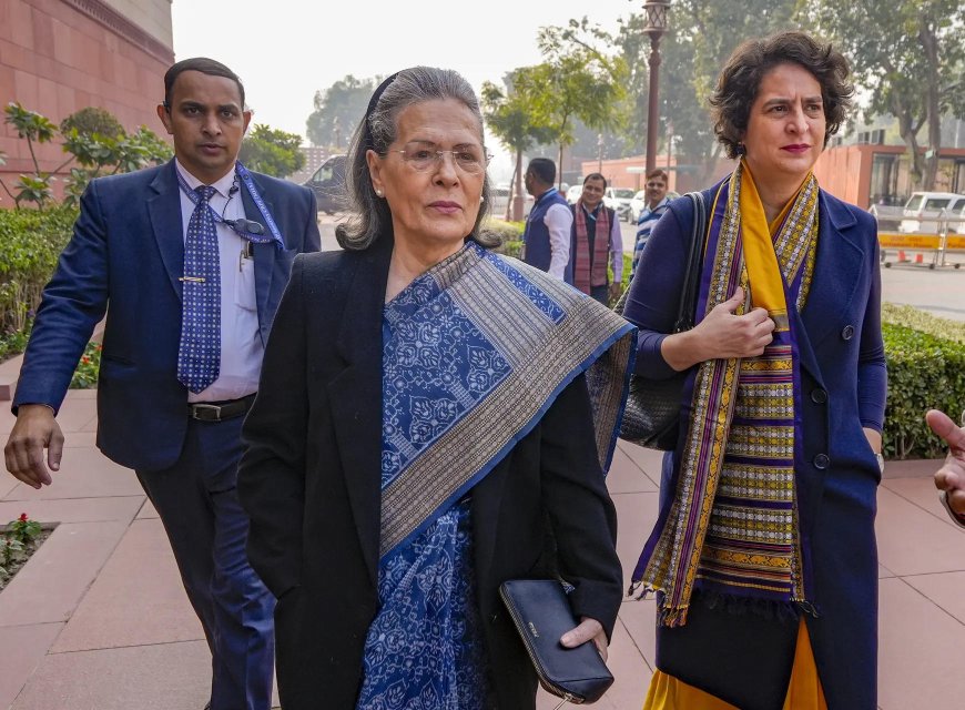 Priyanka Gandhi defends Sonia Gandhi over ‘poor thing’ remark on President Murmu