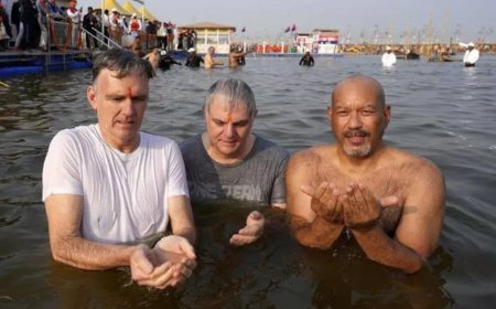 Maha Kumbh 2025: Diplomats from 73 countries take holy dip at Sangam