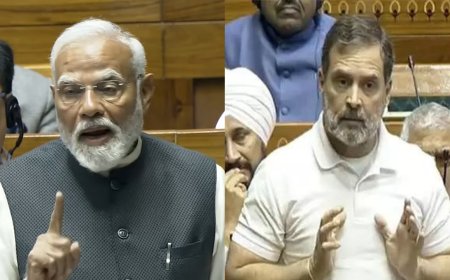 'Language of urban Naxals, politics of poison': PM Modi's all-out attack against Rahul Gandhi in Lok Sabha