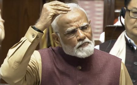 No 'sheesh mahal, AAP-da' jibes in PM Modi's Rajya Sabha speech, focus back on Congress