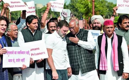 Oppostion slams 'inhuman treatment' of migrants by US, attacks government