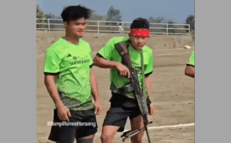 'Football tournament of Kuki militants?' Meitei group flags cultural event in Manipur brandishing guns