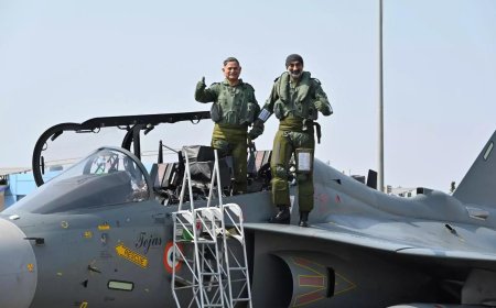In a first, Army, IAF chiefs fly Tejas together