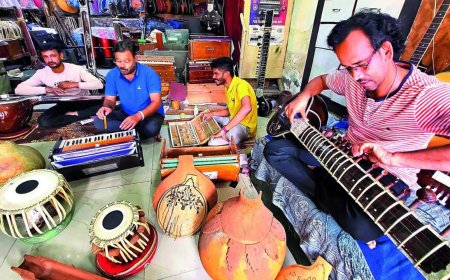 Miraj’s sitars find a home abroad but face an uncertain future