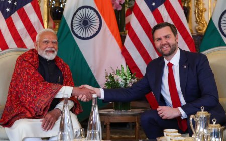 PM Modi, Vance hold bilateral meet