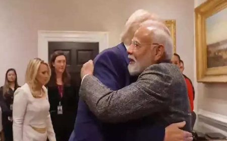 Trump welcomes PM Modi with hug at White House, says 'we missed you a lot'