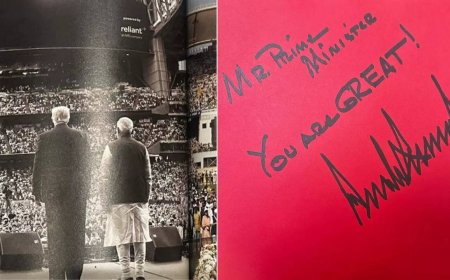 'Our Journey Together': Donald Trump gifts book to PM Modi, featuring key event pictures