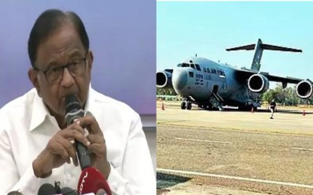 'Will deportees be shackled again?': Chidambaram on landing of 2nd US plane in Amritsar
