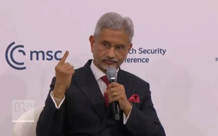 Global democracy under threat? EAM S Jaishankar responds by showing his inked finger