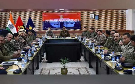 J&K: Joint review meeting held in Kashmir to enhance security measures