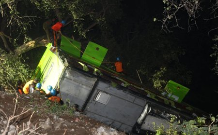 Driver killed, 17 injured as bus carrying pilgrims falls into gorge near Jammu