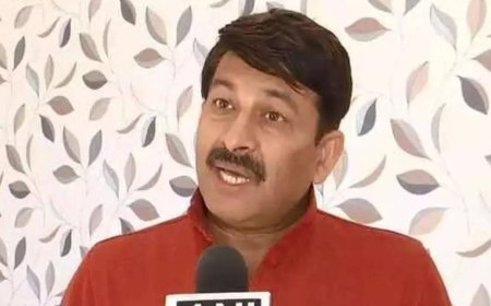 'Wo log chitr to lagate rahe lekin ...': BJP's Manoj Tiwari slams AAP amid Ambedkar, Bhagat Singh photo controversy