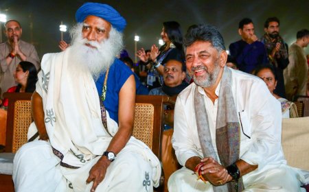 'My personal belief': Shivakumar defends attending Sadhguru's event amid inter-party criticism