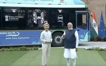 PM Modi holds delegation-level talks with European Commission chief Ursula von der Leyen in Delhi