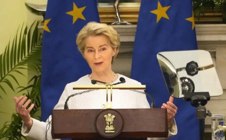 Watch: EU chief Ursula von der Leyen witnesses UPI payment system for first time in India, says 'bravo'