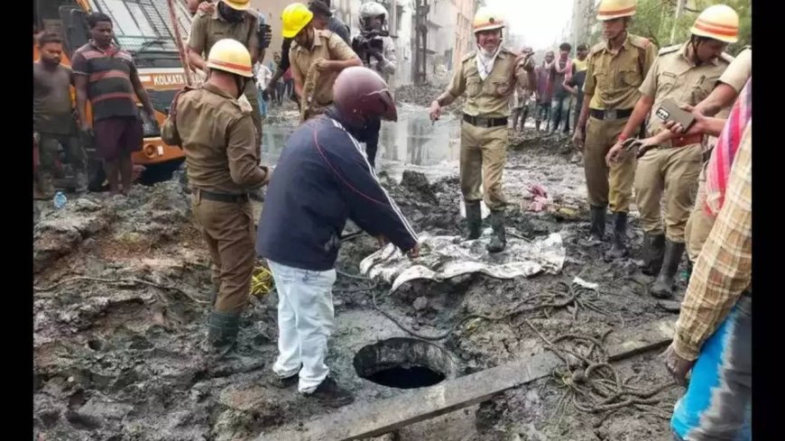 Days after SC ban on manual scavenging,3 die in Kolkata manhole