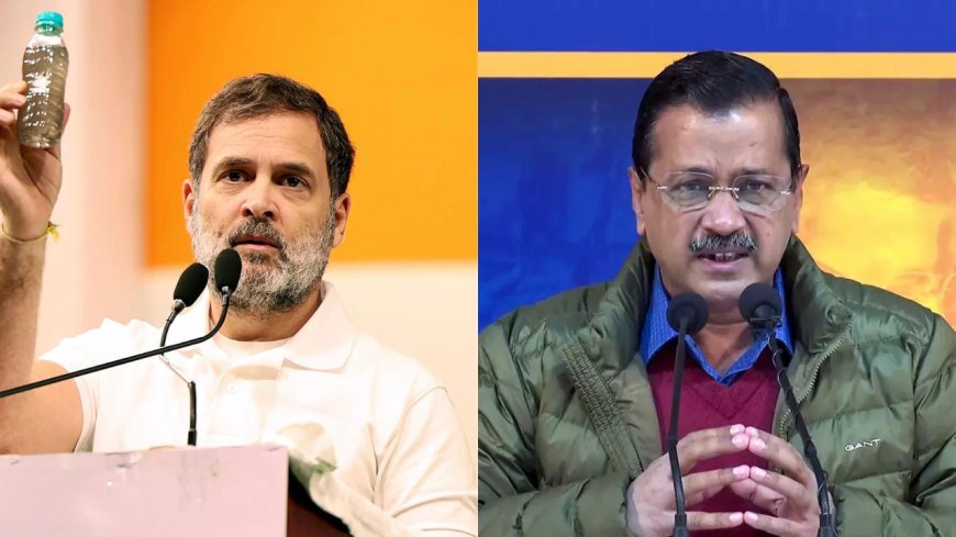 'Arvind Kejriwal Wagon R mein aaye, sweater pehne aur khambe pe chadh gaye': Rahul Gandhi at Delhi rally