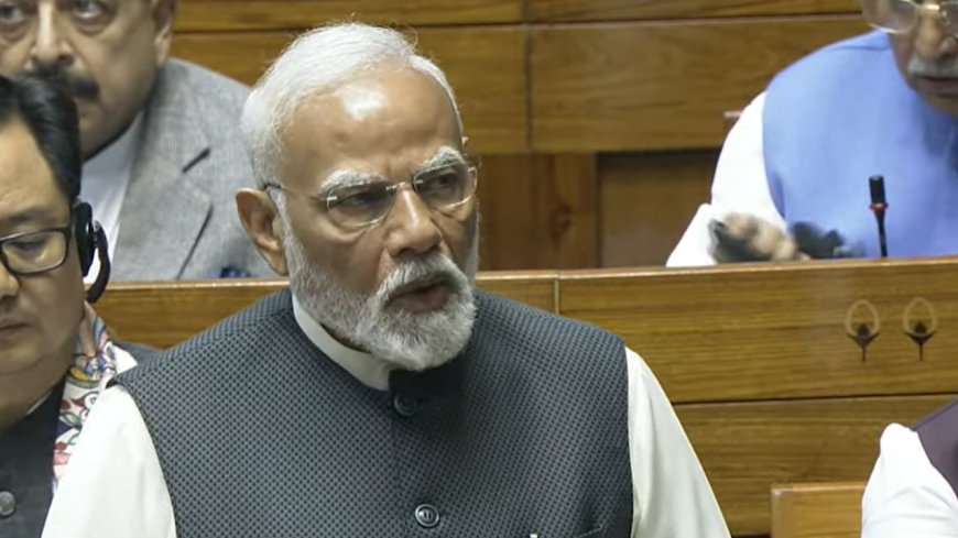 We gave real development, not false 'gareebi hatao' slogans: PM Modi attacks Congress in Lok Sabha - Key quotes