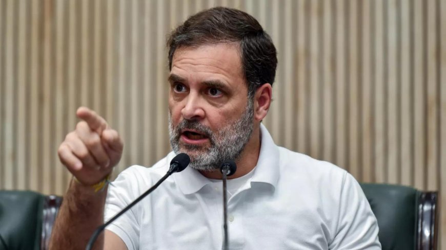 Odisha police book Rahul Gandhi for anti-national statements