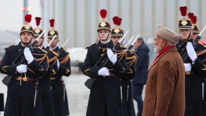 PM Modi lands in Paris ahead of AI summit