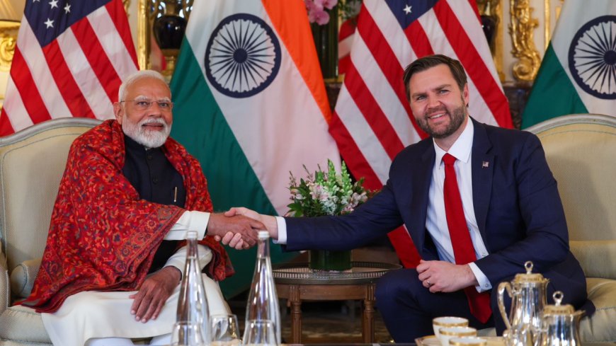 PM Modi, Vance hold bilateral meet