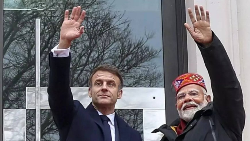 India-France ties 'touch new heights': PM Modi, Macron hold talks onboard presidential aircraft