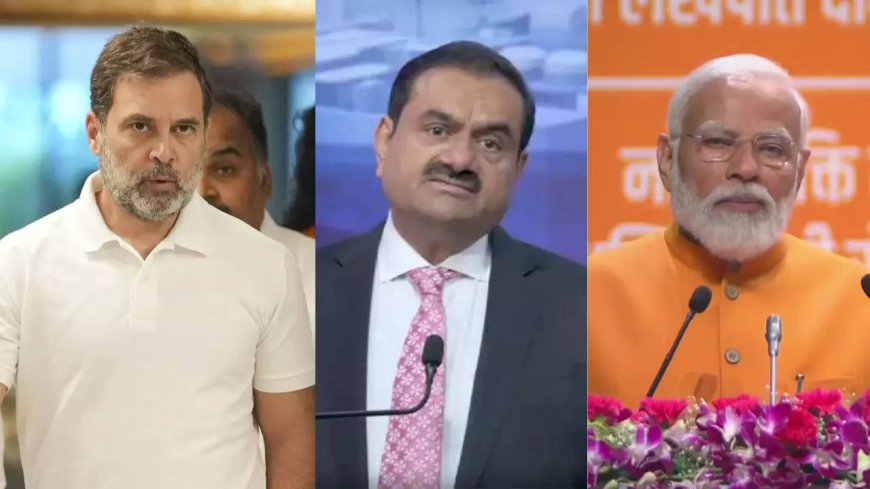 'Silence at home, personal matter abroad': Rahul Gandhi targets PM Modi over Gautam Adani issue