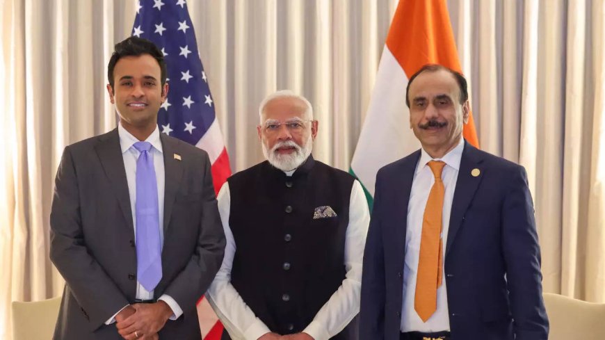 'Thoughtful and deeply knowledgeable': Vivek Ramaswamy after meeting PM Modi in US