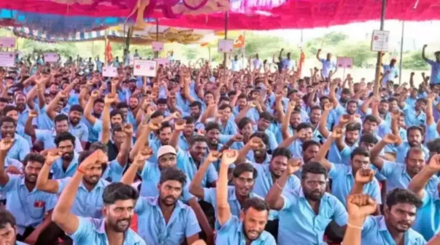 Samsung India workers strike: Company files complaint against ‘certain’ employees