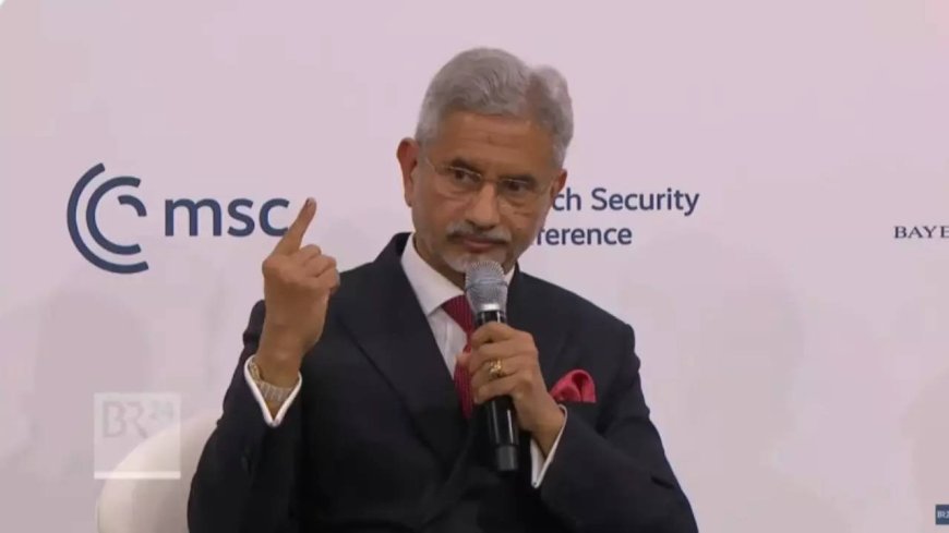 Global democracy under threat? EAM S Jaishankar responds by showing his index finger
