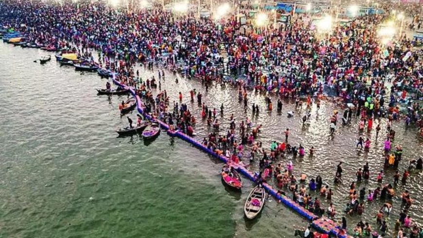 High levels of fecal bacteria in Sangam waters at Maha Kumbh: Report