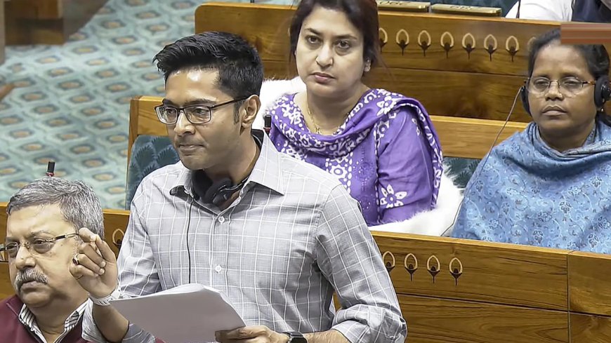 Who is 'Abhishek Banerjee' named in CBI's charge sheet on the West Bengal job scam?