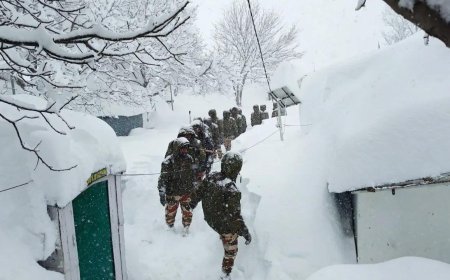 22 missing after avalanche buries BRO camp in Uttarakhand