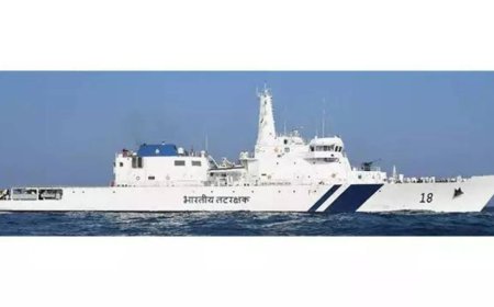 Indian Coast Guard Ship 'Sachet' departs for Sudan with over 2 tons of life-saving medicines