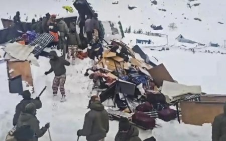 Uttarakhand avalanche: 4 dead, 4 missing as rescuers save 47 of 55 at BRO camp