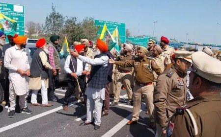 Punjab police thwart farmers' march to Chandigarh