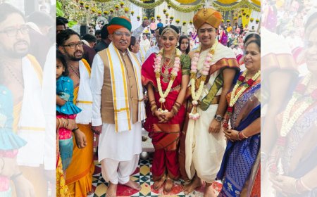 BJP MP Tejasvi Surya marries Bharatanatyam artist Sivasri Skandaprasad in Bengaluru
