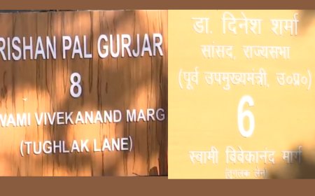 Tughlak Lane or Swami Vivekananda Marg? BJP netas change nameplates of Delhi houses