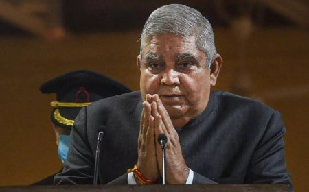 Vice president Jagdeep Dhankhar admitted to AIIMS for chest pain