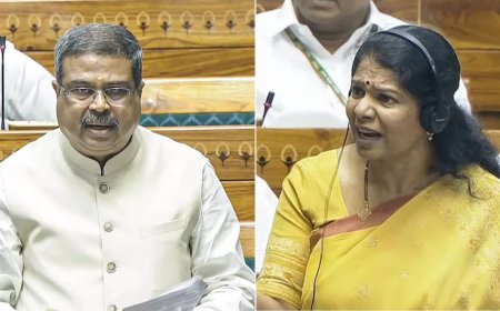 'Abusive attack': DMK MP Kanimozhi moves privilege notice against Dharmendra Pradhan over controversial remark over NEP row