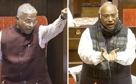 Uproar in Rajya Sabha over Kharge's 'thokenge' remark; Congress chief clarifies
