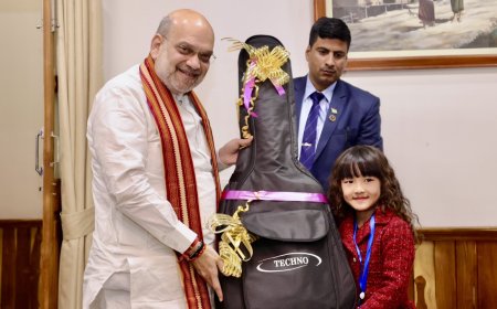 'Love for Bharat unites us all': Amit Shah gifts guitar to Mizoram's 7-year-old singing sensation
