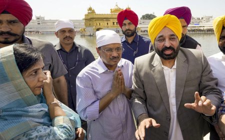 ‘Mann saab isn’t going anywhere’: Kejriwal shuts down rumors of Punjab CM’s exit