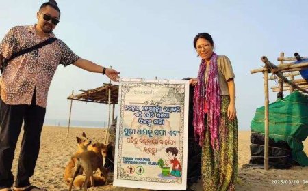 Japanese tourist leads Puri beach cleanup mission, raises awareness