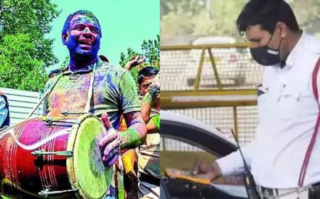 Cop shunted for 'thumka'; Lalu's son gets traffic challan